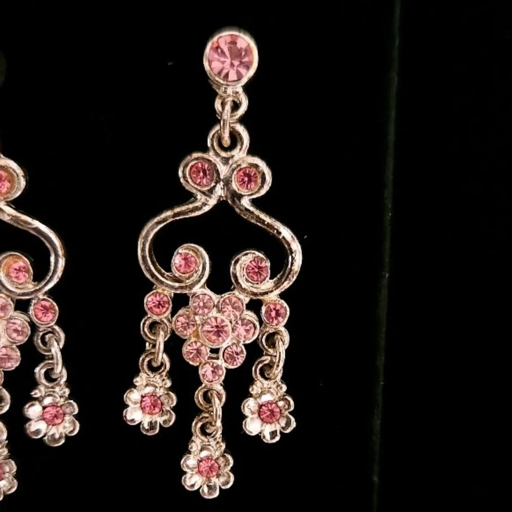 Costume Chandelier Crystal Drop Earrings